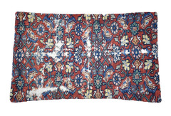 Antique Pillow Cover Sofa Rug 12” x 19” Made of Antique Cushion Cover Carpet