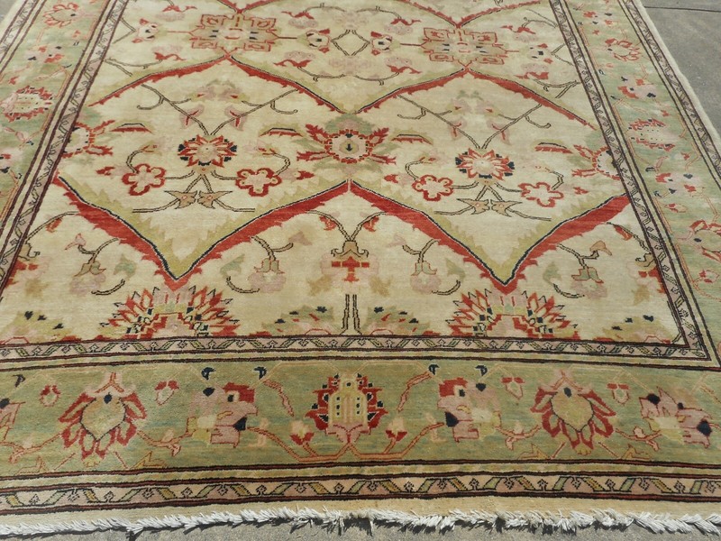 Semi-Antique Anatolian Arts & Crafts Oriental Rug, C. 1970, 8'8" X 11'7" gallery