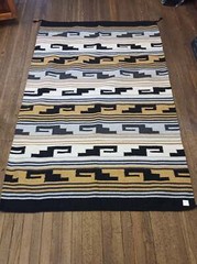Handwoven Southwest Design Acrylic Rug; 4’x6′; HAZT4X6-25