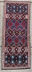 2×6 TURKISH RUG LOVELY COLORS BOHO VINTAGE HANDMADE KILIM ANATOLIAN RUNNER