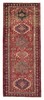 Vintage Hand-knotted Runner Rug 3'8" x 9'2" Traditional Oriental Wool Carpet gallery