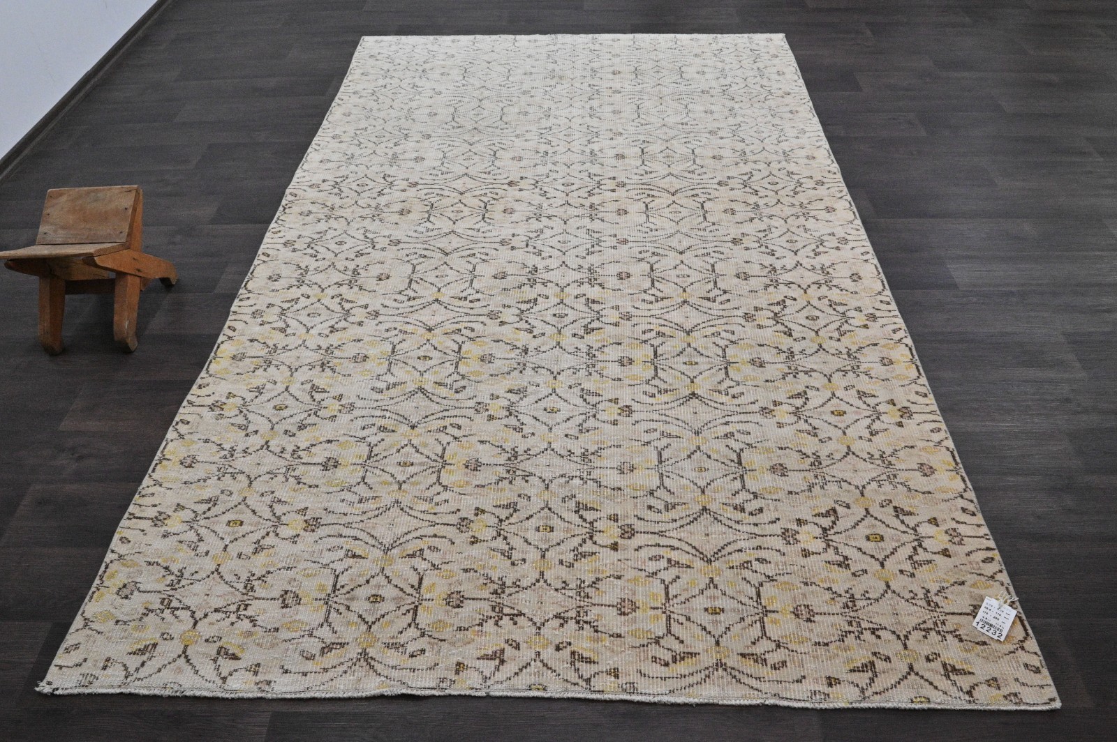 Oushak Turkish Vintage Rug 6x9 Kilim Rug Anatolian Handmade Boho Decor BEIGE gallery