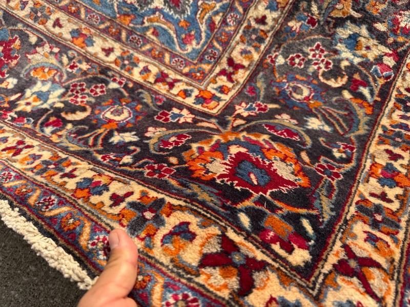 8x10 FINE ANTIQUE RUG handmade signed oriental HAND-KNOTTED VINTAGE red big 8x11 gallery