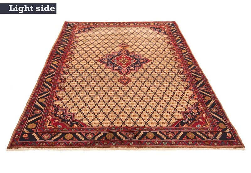 Koliai 260x155 cm Carpet Hand Knotted Oriental Rug Beige Nomadic gallery