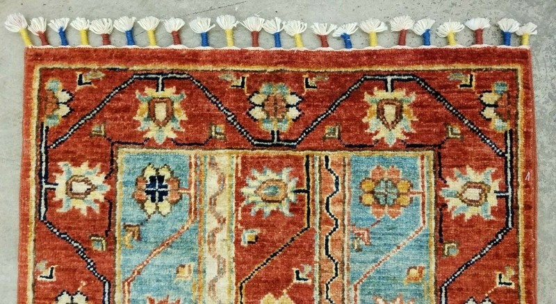 2'X3' UNIQUE HAND-KNOTTED CAUCASIAN SHIRVAN KAZAK TRIBAL VINTAGE WOOL MUTED RUG gallery