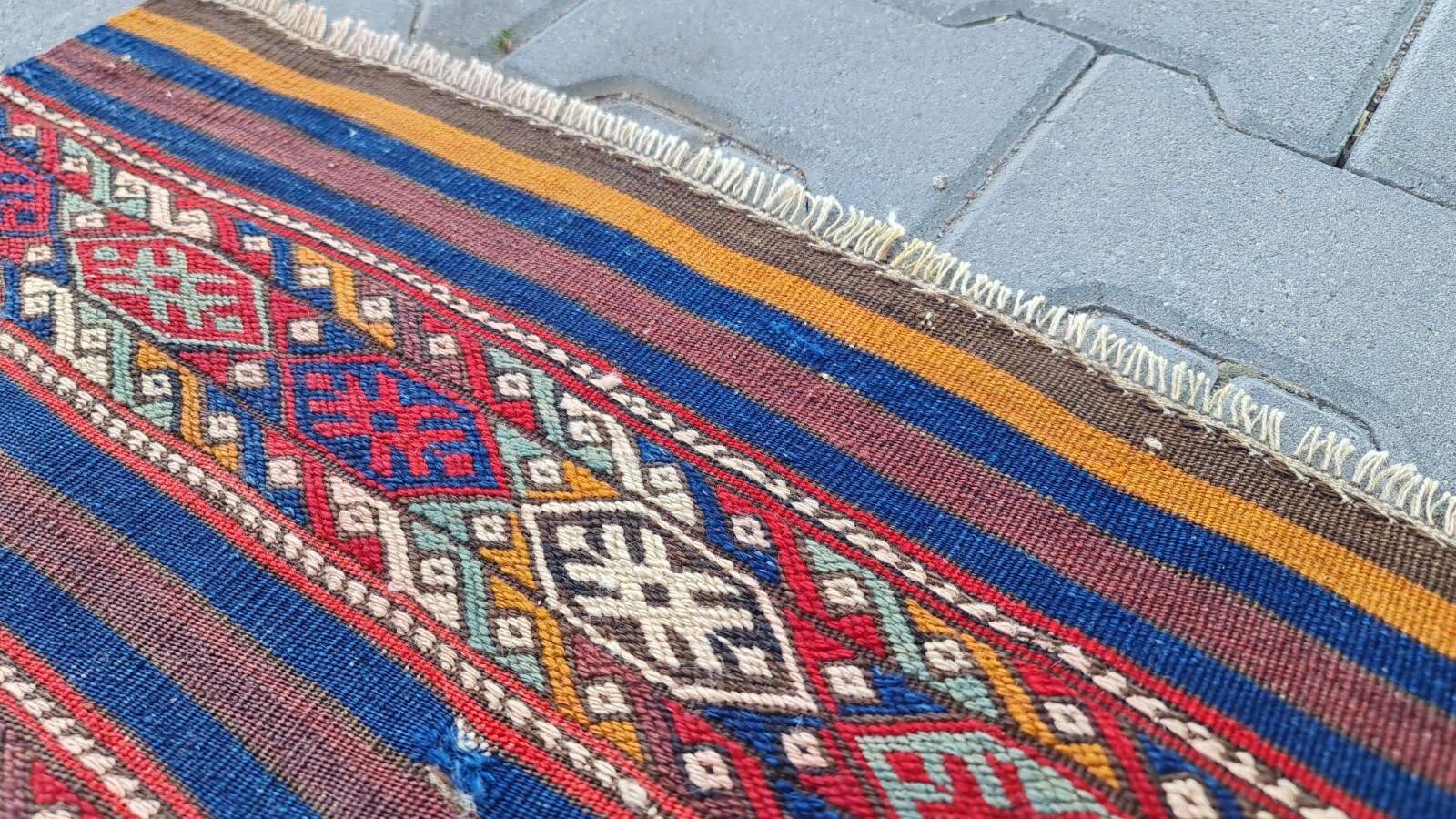 Antique small Rug, door mat rug, kilim rug, Nomad rug 2x3, bathmath Rug, 2x3 Rug gallery