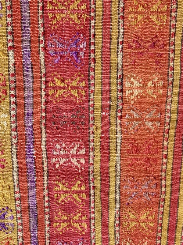 Beautiful Vintage Distressed Kilim Rug From Denizli Western Anatolia gallery