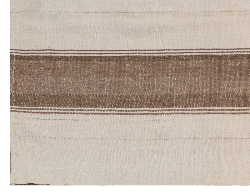 Authentic Turkish Kilim Rug 138x295 cm (4.5x9.7 ft) | Handmade Minimalist Rug gallery