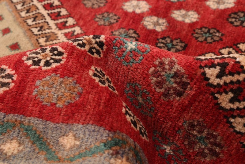 Vintage Hand-Knotted Area Rug 4'10" x 9'5" Traditional Oriental Wool Carpet gallery