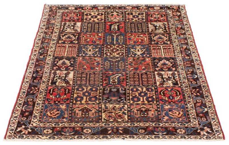 Vintage Red Traditional 5'5" x 7'3" Hand-Knotted Oriental Wool Area Rug gallery