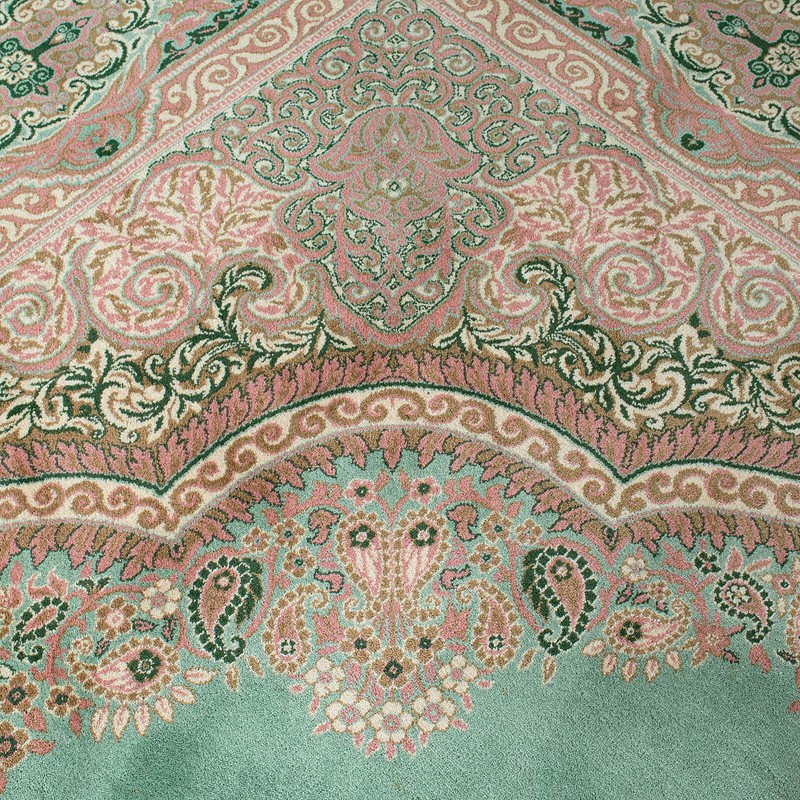 Very Large 16 Foot Vintage Keshan Rug, Room Sized, Decorative, Carpet gallery