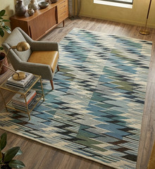Modern hand tufted wool rug abstract pattern for Living Room 5×8 6×9 Carpet