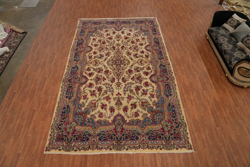 Vegetable Dye Antique Traditional Large Rug 10x16 Ft Over Sized Wool Carpet gallery