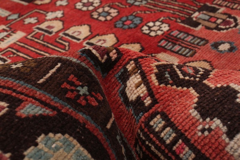Vintage Hand-Knotted Carpet 4'0" x 6'9" Traditional Oriental Wool Area Rug gallery
