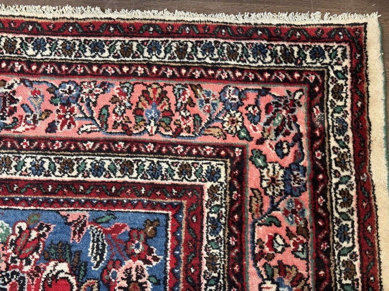Palace Size Per'sian Rug 10 x 21 Antique Bibikabad Carpet Handmade Antique Ivory gallery