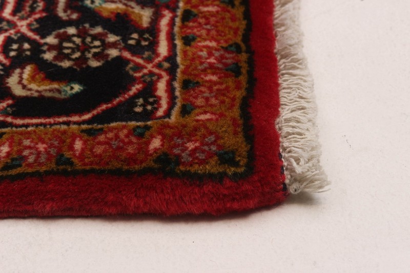 Vintage Hand-knotted Runner Rug 3'5" x 9'2" Traditional Oriental Wool Carpet gallery