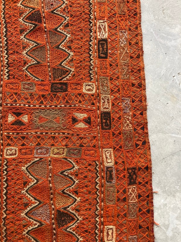 Vintage Traditional Turkish Handcrafted Kilim Rug for Home Décor 140x75 cm gallery