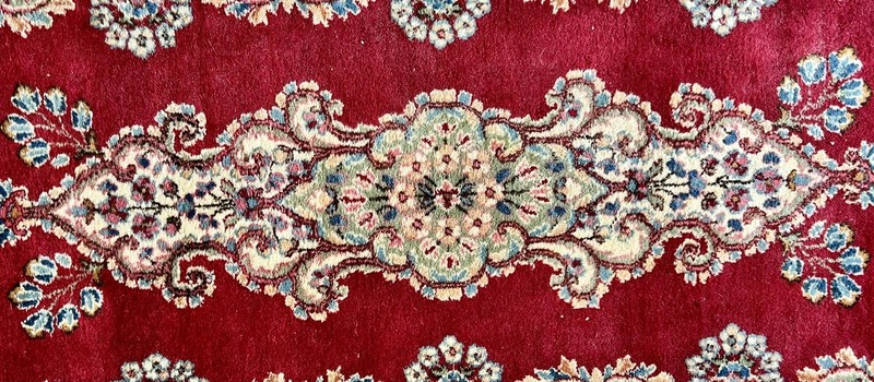 Sarouk Oriental Rug – Antique Mid-19th/Early 20th Century – 3’0”x7’6” gallery