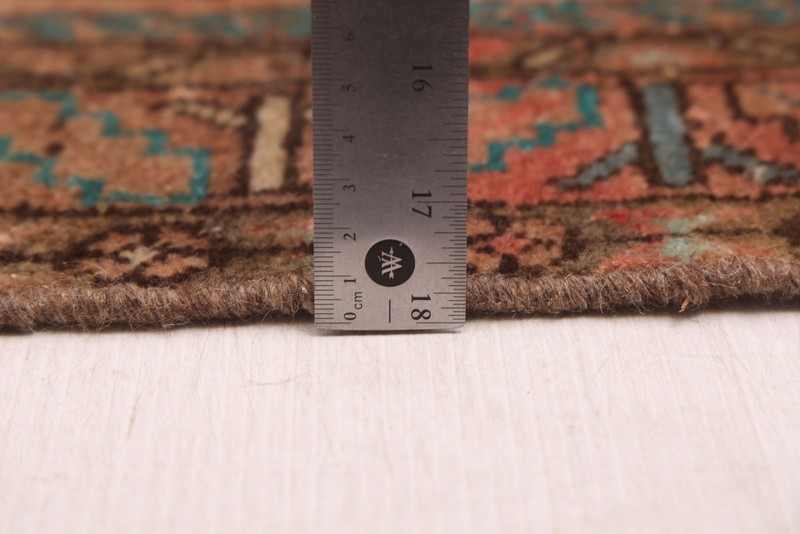 3'9" x 10'3" Vintage Hand-knotted Runner Rug Traditional Oriental Wool Carpet gallery