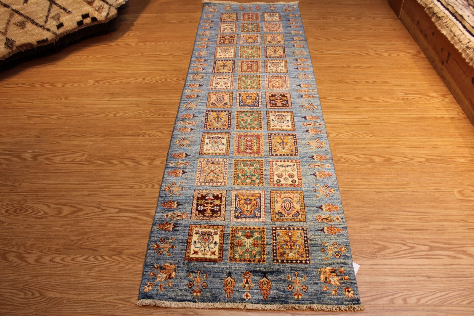 _HANDMADE_RUG_Hall-Runner 2'7" x 8'7" Fine Hand-knotted Bakhtiari Design Rug gallery