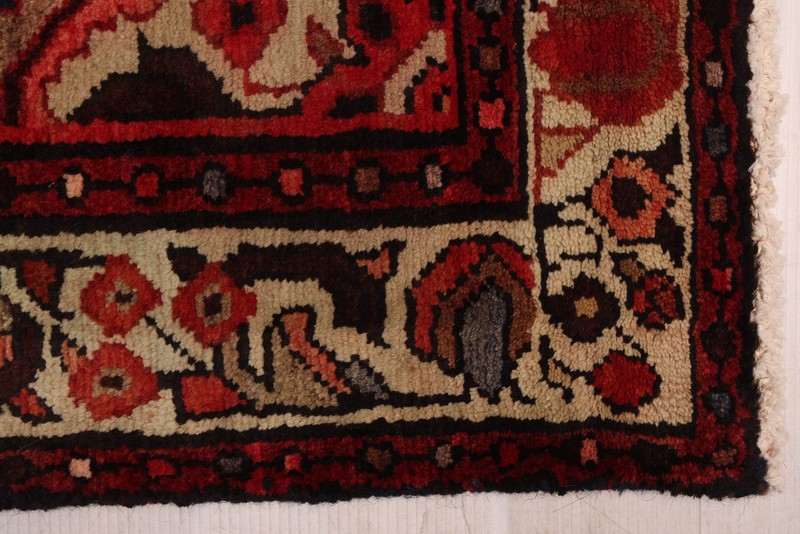 3'4" x 9'10" Vintage Hand-knotted Runner Rug Traditional Oriental Wool Carpet gallery