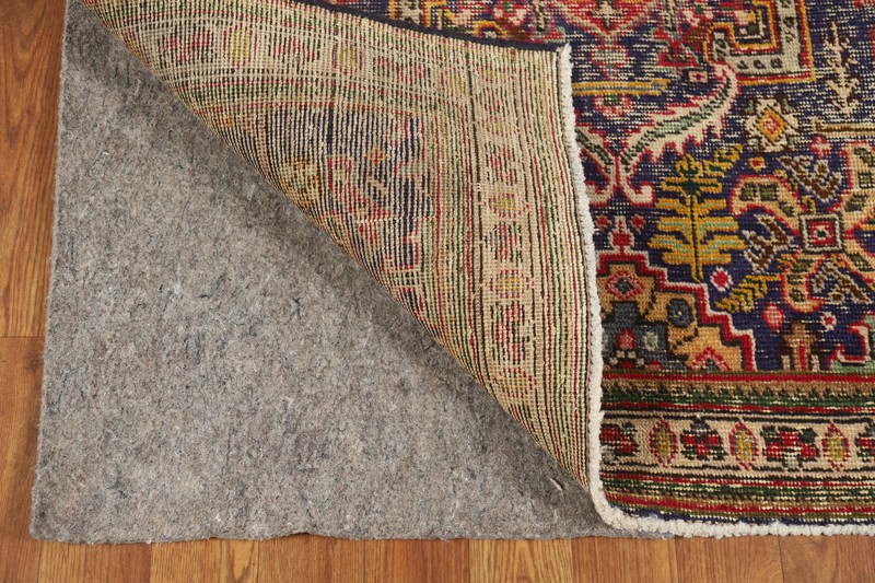 Blue/ Ivory Distressed Wool Traditional Rug 3x5 ft Han-knotted Carpet gallery