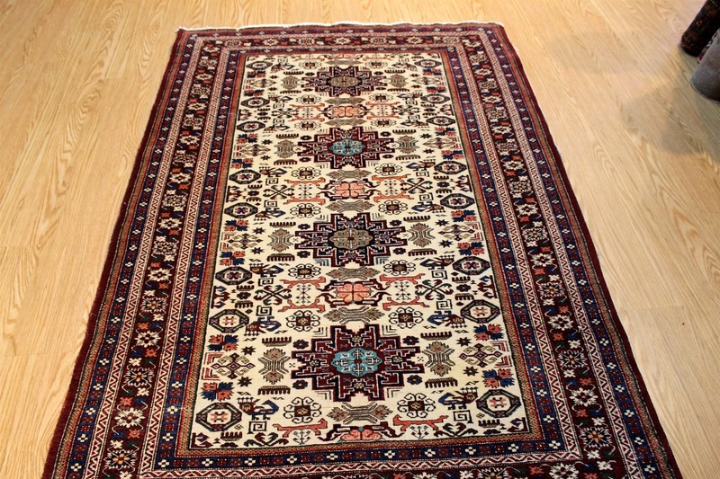 Handmade antique 5' X 7' Caucasian Kazak Design Shirvan Early 1900 Tribal Rug gallery
