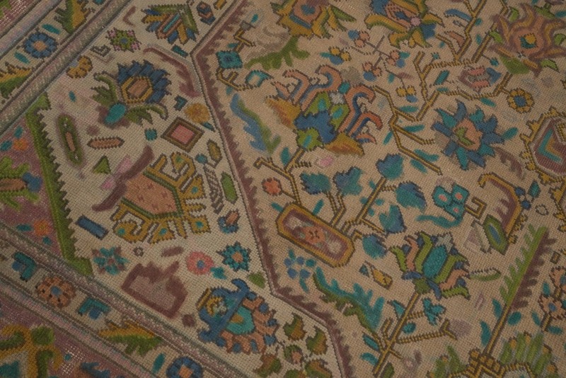 Vintage Geometric Traditional Hand-made Living Room Area Rug Wool Carpet 9x13 gallery