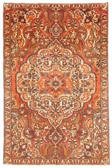 Traditional Vintage Hand-Knotted Area Rug 6’6″ x 10’0″ Oriental Wool Carpet