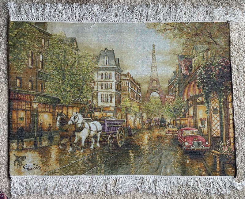 Wall Hanging Picture Rug (Champ-Elysees, Paris gallery