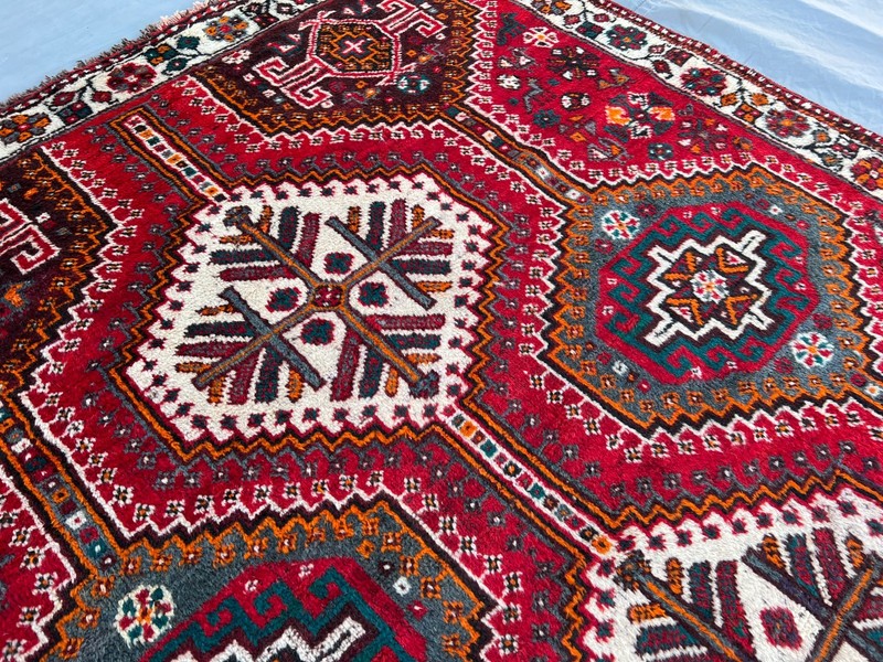 5x7.8 ft Antique 1940s Hand Knotted Caucasian Rug Persian Style Soft Pile Carpet gallery