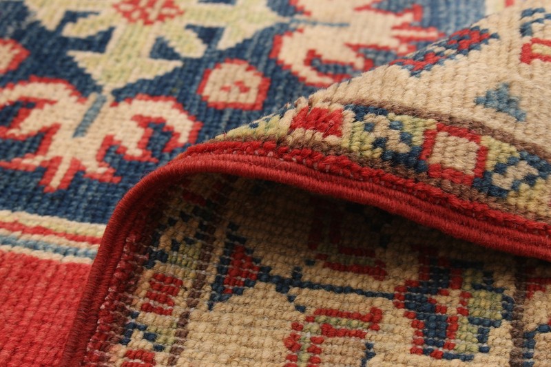 Vintage Hand-Knotted Area Rug 3'6" x 5'1" Traditional Oriental Wool Carpet gallery