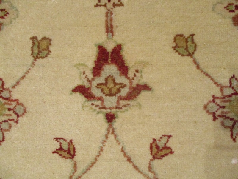 4x10 All-Over Pattern Wide Runner Farahan Handmade-Knotted Rug Wool 580343 gallery