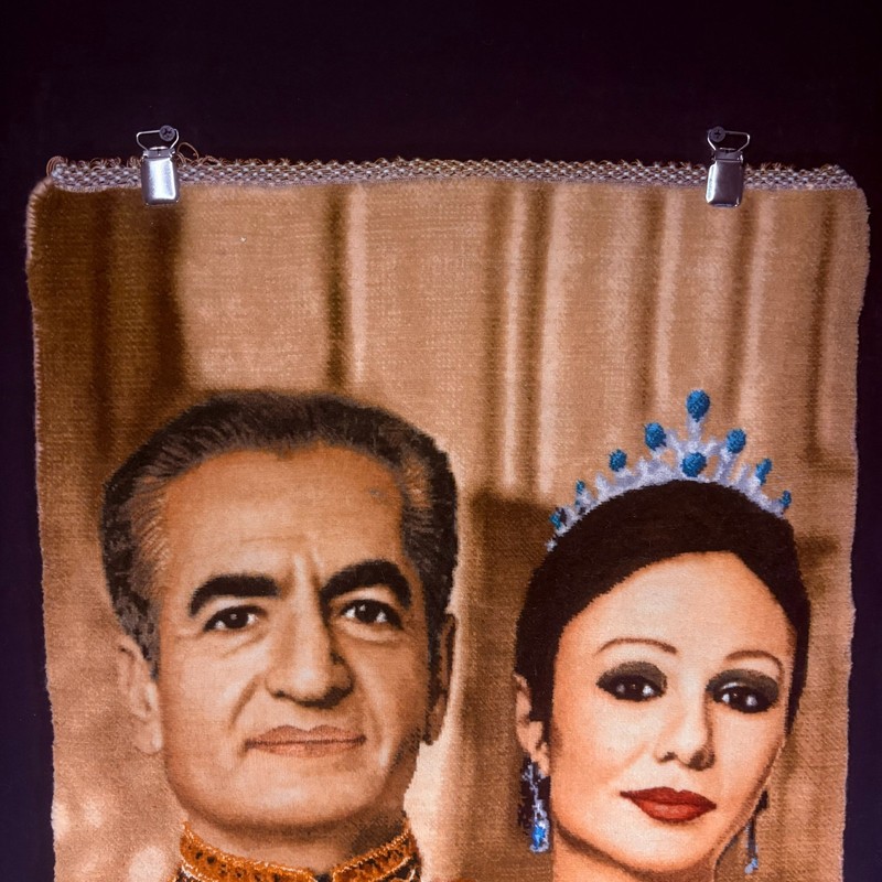 Oriental Rug Shah & Empress Pictorial Size 2x1 Hand Knotted Silk w/Hangers gallery