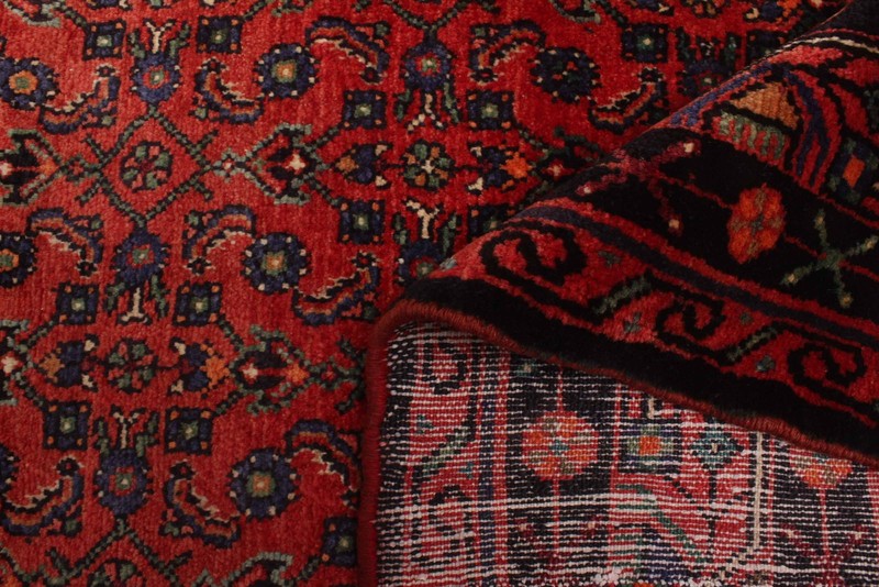 Vintage Traditional Hand-Knotted Area Rug 4'11" x 5'7" Oriental Wool Carpet gallery