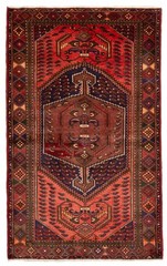 Vintage Traditional Hand-Knotted Area Rug 4’1″ x 6’9″ Oriental Wool Carpet
