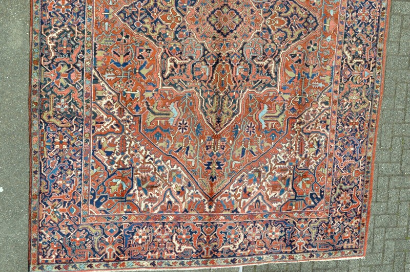 FABULOUS ANTIQUE SERAPI HERIZ REGION RUG ***WWS*** gallery