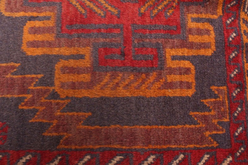 Vintage 3'5" x 6'5" Traditional Hand Knotted Vegetable Dye Wool Area Rug gallery
