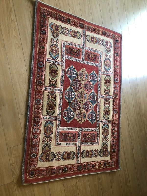 Hand Knotted Rare Rug, Raised Edges gallery