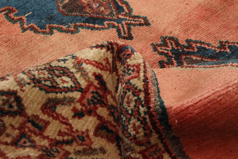Vintage Hand-knotted Runner Rug 3'5" x 9'4" Traditional Oriental Wool Carpet gallery