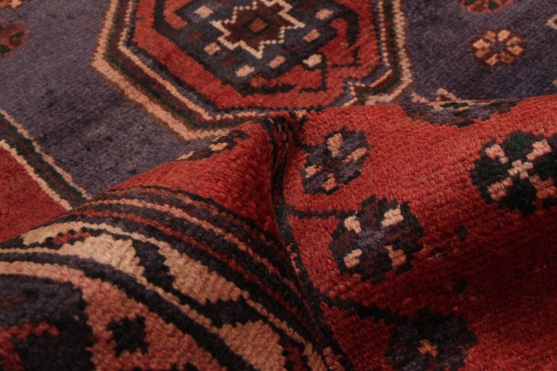 3'5" x 10'7" Vintage Hand-knotted Runner Rug Traditional Oriental Wool Carpet gallery