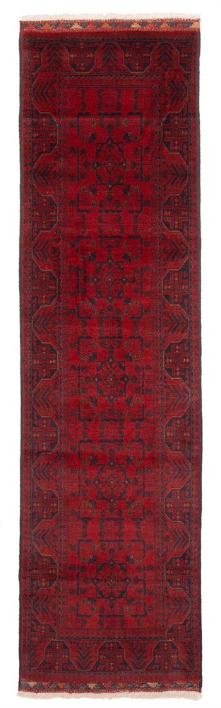 2'6" x 9'4" Vintage Hand-knotted Runner Rug Traditional Oriental Wool Carpet