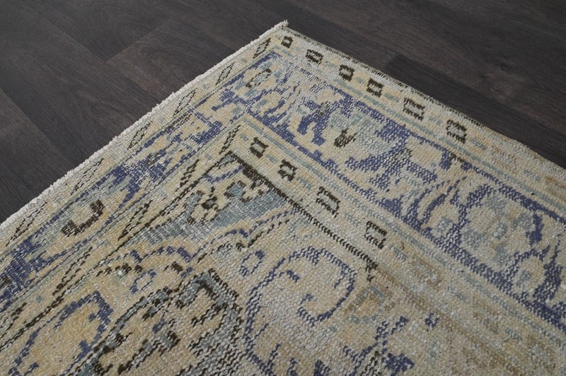 Oushak Turkish Vintage Rug 5x9 Kilim Rug Anatolian Handmade Boho Decor BEIGE gallery