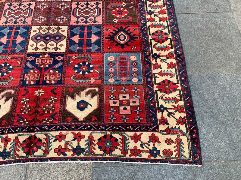 7'1'' x 10' Vintage Natural Rug Village Rug Handmade Carpet.SKU:P1209 gallery