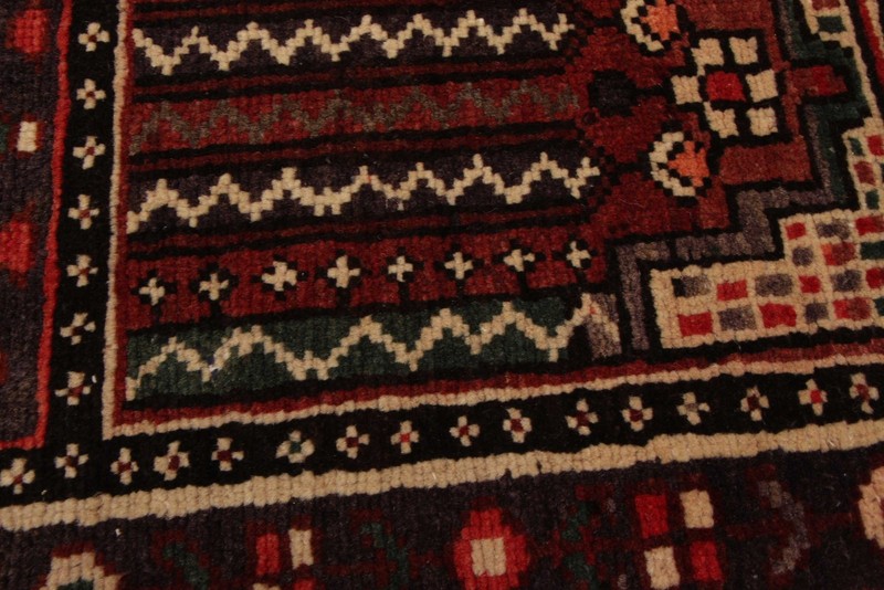 Vintage 6'9" x 10'0" Traditional Hand Knotted Vegetable Dye Wool Area Rug gallery