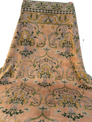 Auth: Antique Donegal Arts & Crafts Rug Rare Irish Beauty Salmon 12×18