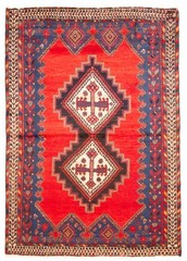Vintage Hand-Knotted Area Rug 4’11” x 7’1″ Traditional Wool Carpet