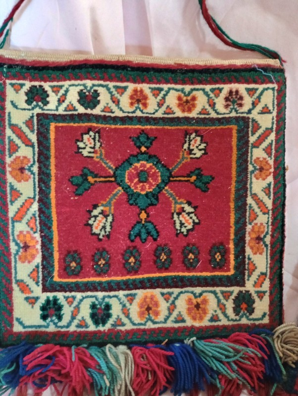13" x 36" Handmade Middle Eastern Wool Bag Set gallery