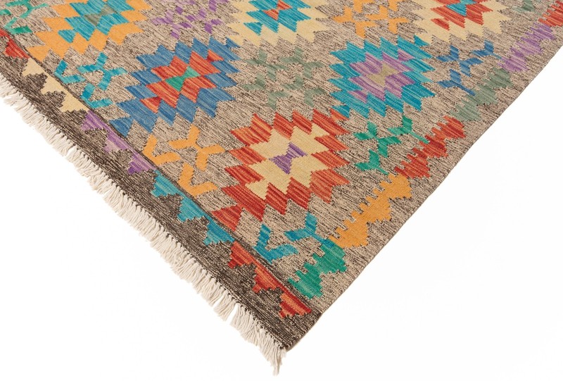 Dicarpet Afghan Kilim Oriental Rug, Handwoven Wool Carpet, 288x198 cm gallery