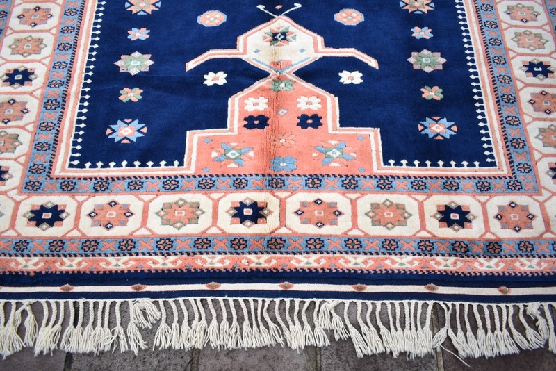 Vintage Turkish Rug 80'' x 116'' Hand-knotted Yuruk Rug Home Decor Wool Rug gallery